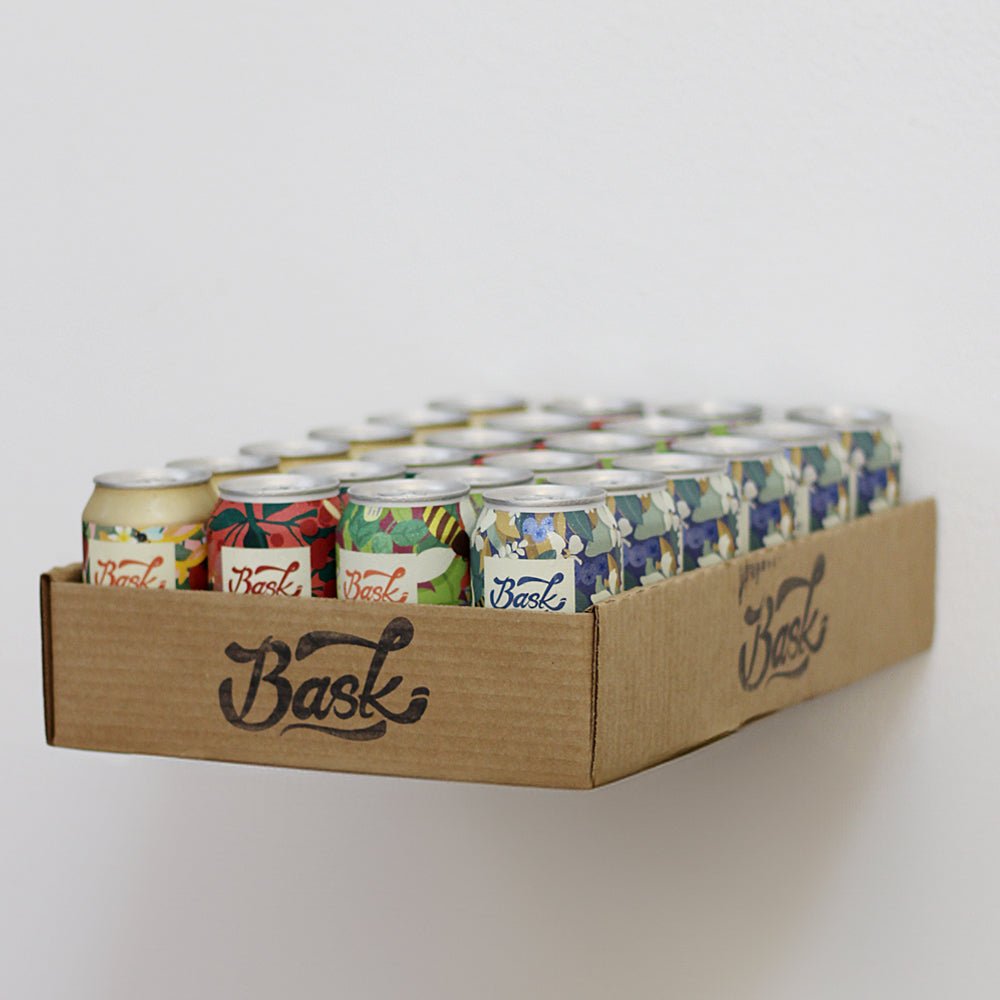 Calma y Balance Kit BASK Jun Kombucha - Pack de 24 latas - disfrutabask