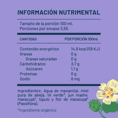 Confía Jun Kombucha de Maracuyá y Lúpulo 355ml - Pack de 24 latas - disfrutabask