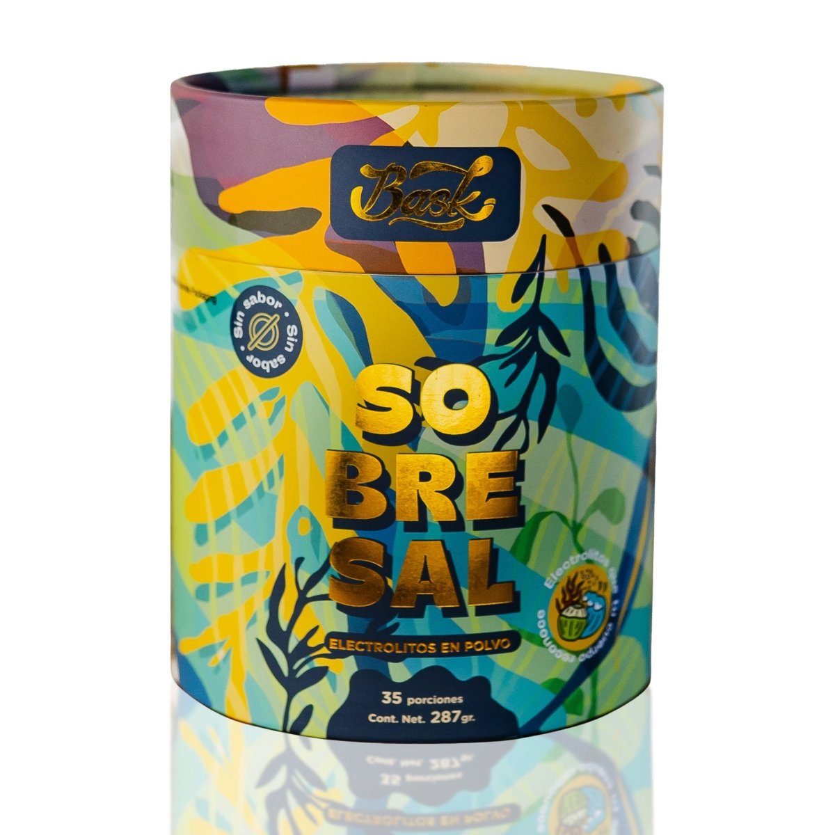 Electrolitos biodisponibles en polvo Tubo Sin Sabor 300gr. - disfrutabask