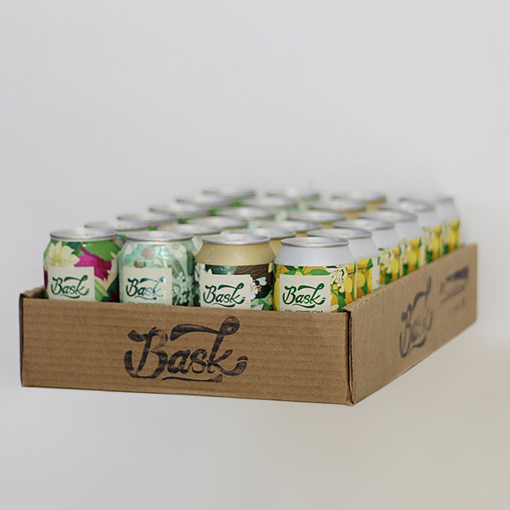 Energía Natural Kit BASK Jun Kombucha - Pack de 24 latas - disfrutabask