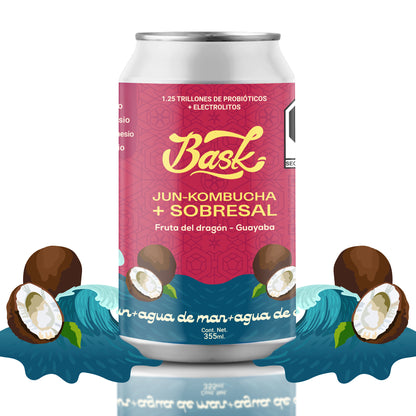 Jun Kombucha y Agua de Mar 355ml - Pack de 24 latas