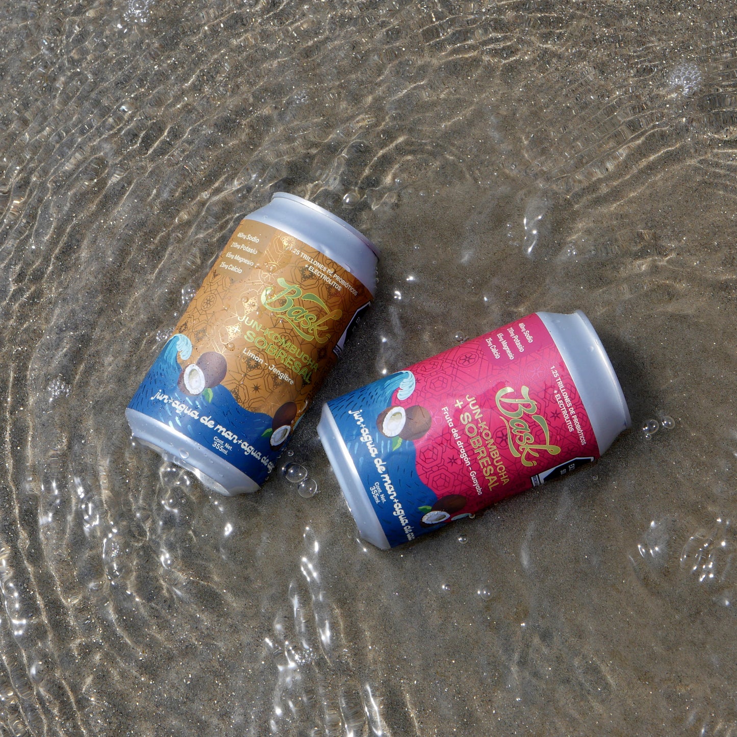 Jun Kombucha y Agua de Mar 355ml - Pack de 24 latas