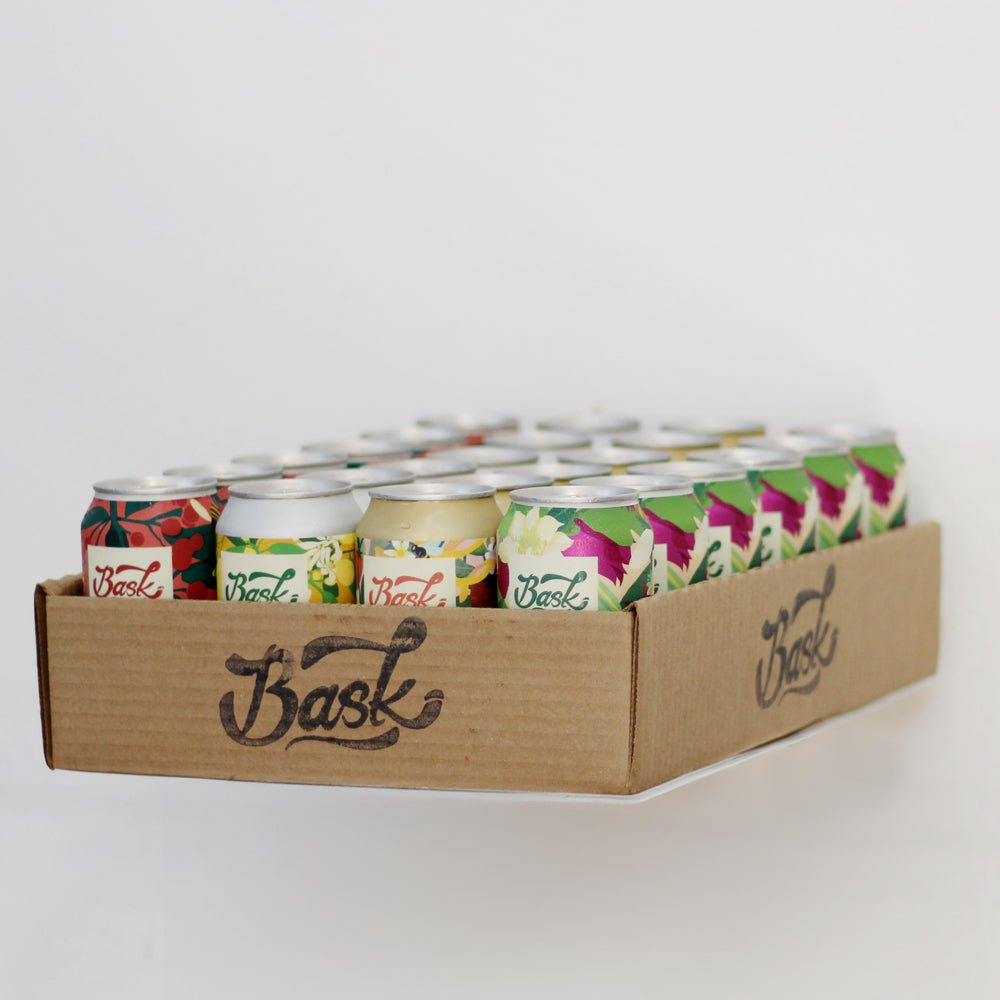 La Esencial Kit BASK Jun Kombucha - Pack de 24 latas - disfrutabask