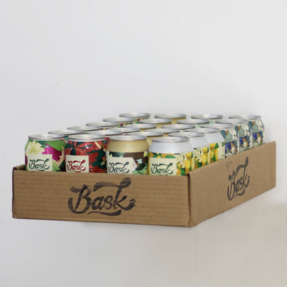 Bask Ritual Logo Ritual completo Kit BASK Jun Kombucha - Pack de 24 latas – disfrutabask